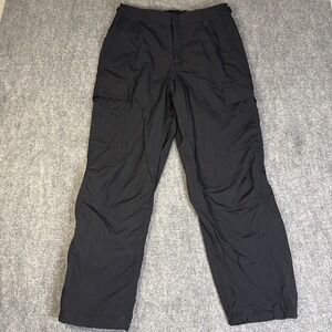 Mountain Hardwear Stryder Pants Women's Size 12 Black Ski Camping Hiking Belted